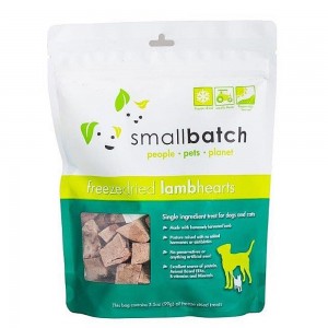 Small Batch Freeze Dried Lamb Hearts Cat/Dog Treat 3.5oz